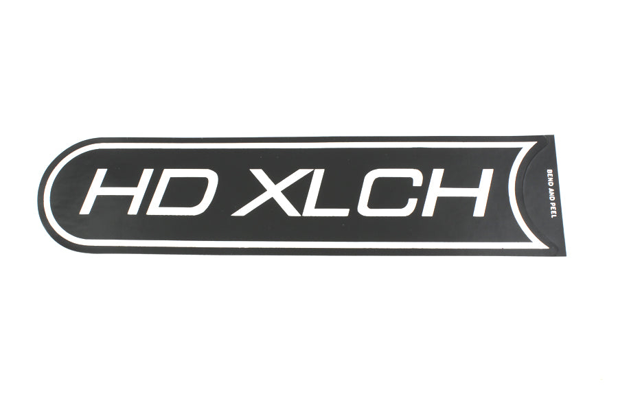 V-Twin Primary Cover Insert for Harley Davidson XL Models (1971-1976) - Silver Graphics with Black Background