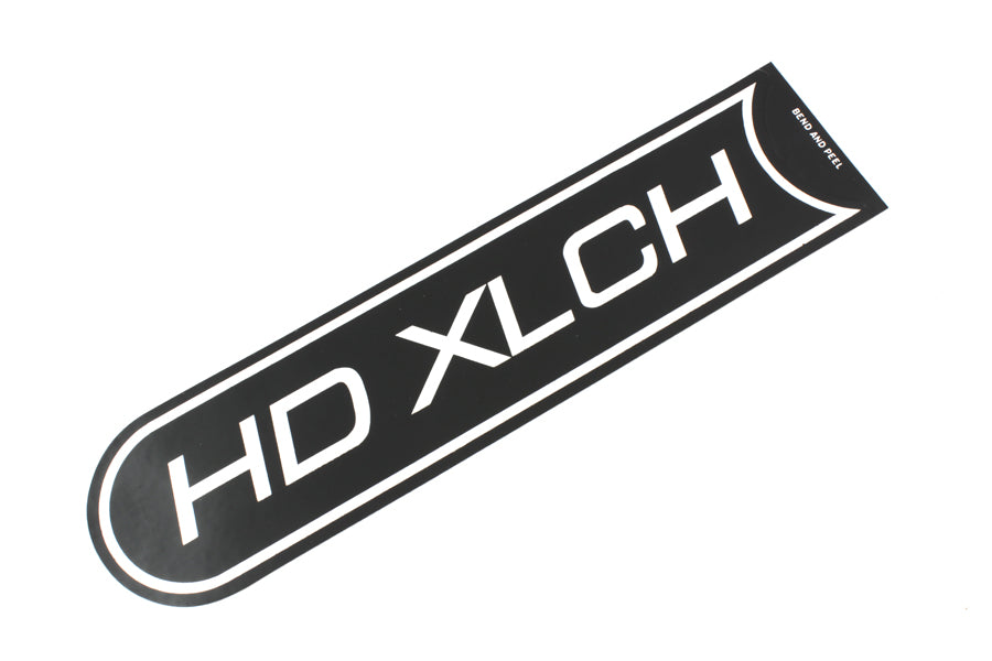 V-Twin Primary Cover Insert for Harley Davidson XL Models (1971-1976) - Silver Graphics with Black Background