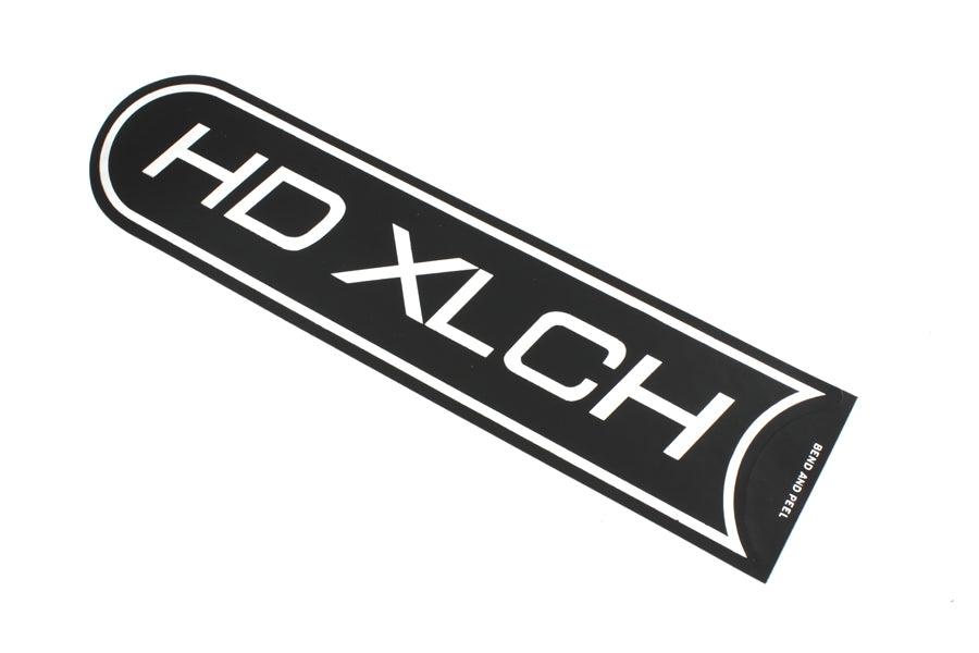 V-Twin Primary Cover Insert for Harley Davidson XL Models (1971-1976) - Silver Graphics with Black Background