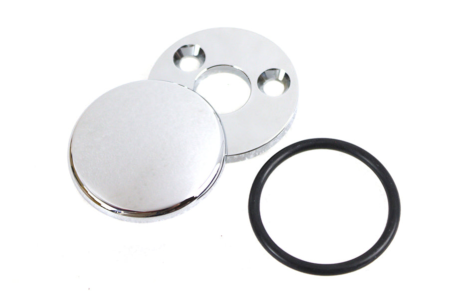 V-Twin Chrome Fork Lock Cover for Harley Davidson FLHR (1994-2003)