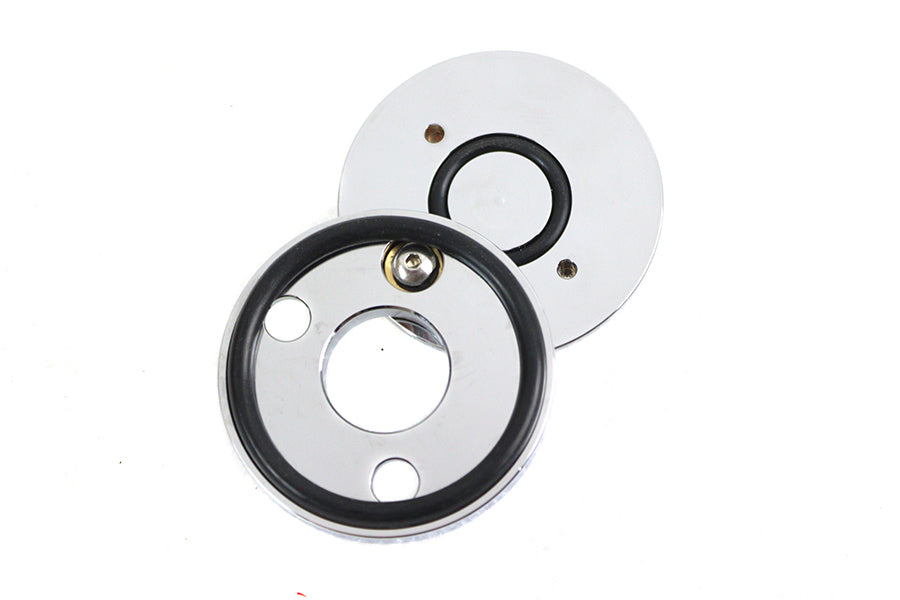 V-Twin Chrome Fork Lock Cover for Harley Davidson FLHR (1994-2003)