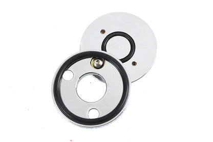 V-Twin Chrome Fork Lock Cover for Harley Davidson FLHR (1994-2003)