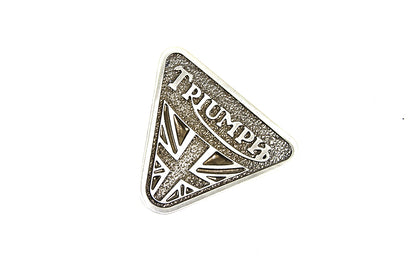 V-Twin British Motorcycle Belt Buckle - Retro 1980s and 1990s Style Accessory