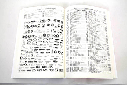 V-Twin 1930-1940 Big Twin Spare Parts Book for Harley Davidson VL and EL Models