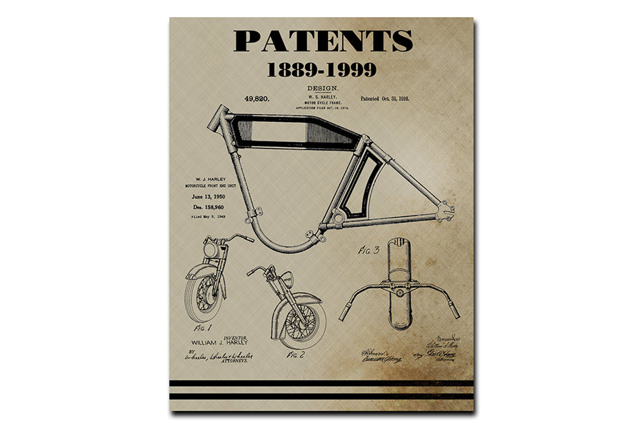 V-Twin Motorcycle Engine Patent Book - Comprehensive Reference Guide