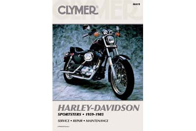 Clymer Manuals Repair Manual for 1959-1985 Harley Davidson XL Models - Part CM419
