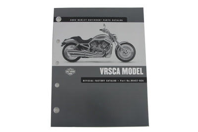 OE Factory Spare Parts Book for 2002 Harley Davidson VRSC with OEM Cross Reference 99457-02A
