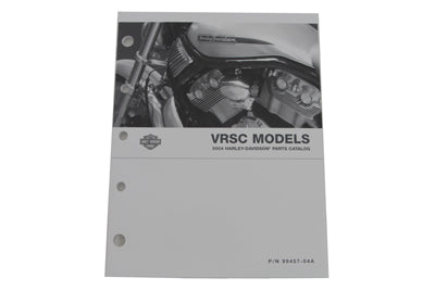 OE Factory Spare Parts Book for 2004 Harley Davidson VRSC – OEM Cross Reference 99457-04