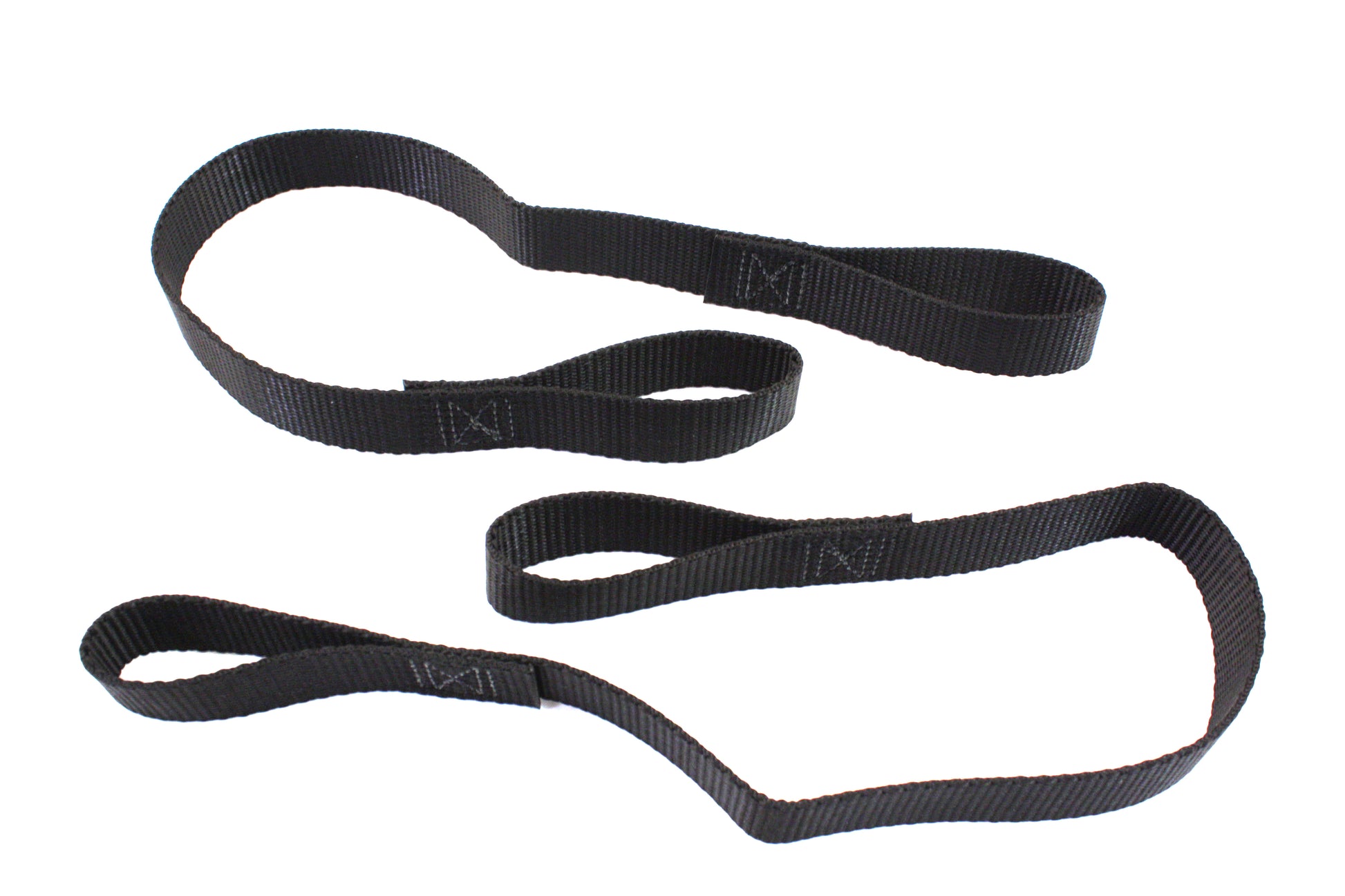 V-Twin Black Nylon Tie Down Assist 12 inch x 1 inch - Secure Motorcycle Straps