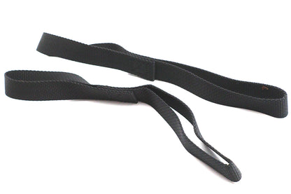 V-Twin Black Nylon Tie Down Assist 12 inch x 1 inch - Secure Motorcycle Straps