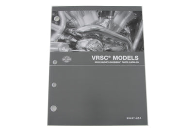 OE Factory Spare Parts Book for 2005 Harley Davidson VRSC - OEM Cross Reference 99457-05