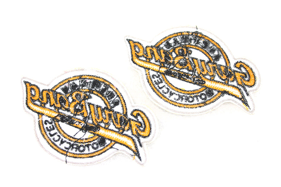 V-Twin Gary Bang Patch Set - Motorcycle Patch Embellishments for Apparel