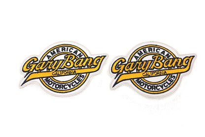 V-Twin Gary Bang Patch Set - Motorcycle Patch Embellishments for Apparel