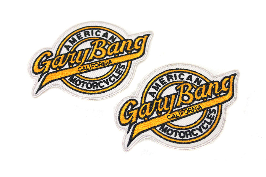 V-Twin Gary Bang Patch Set - Motorcycle Patch Embellishments for Apparel
