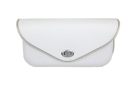 V-Twin Windshield Pouch with Silver Edge Trim for Harley Davidson FL Models