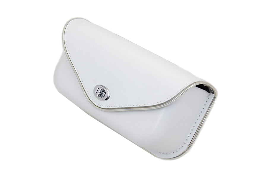 V-Twin Windshield Pouch with Silver Edge Trim for Harley Davidson FL Models
