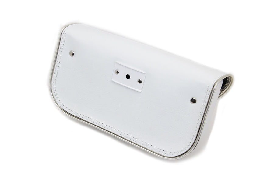 V-Twin Windshield Pouch with Silver Edge Trim for Harley Davidson FL Models
