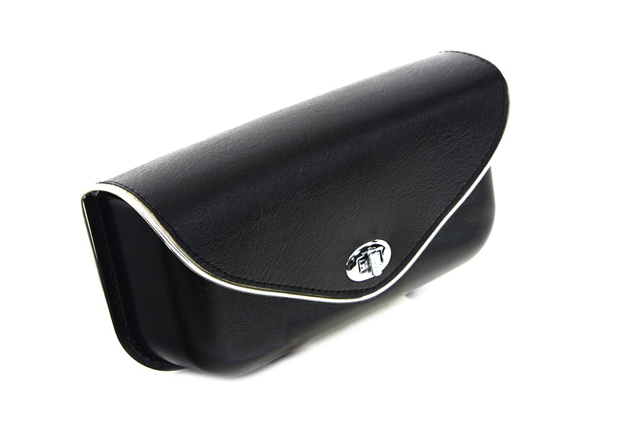 V-Twin Windshield Pouch with Silver Edge Trim for Harley Davidson FL (1949-1958)