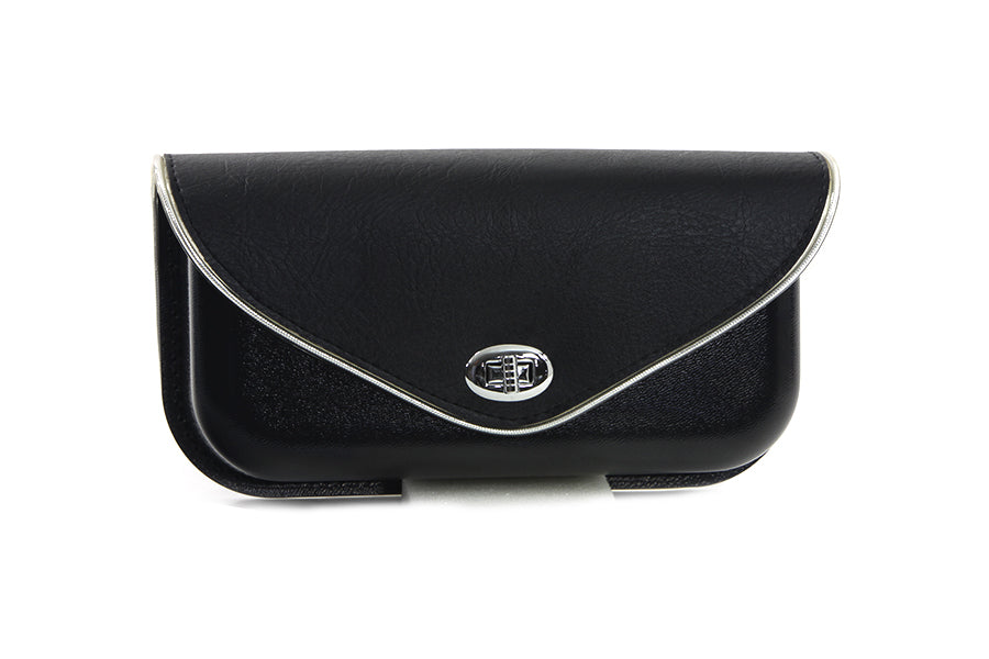 V-Twin Windshield Pouch with Silver Edge Trim for Harley Davidson FL (1949-1958)