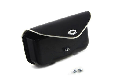 V-Twin Windshield Pouch with Silver Edge Trim for Harley Davidson FL (1949-1958)