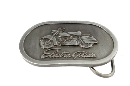 V-Twin Electra Glide Belt Buckle - Retro Motorcycle Belt Buckle Inspired by 1980s and 1990s Styles
