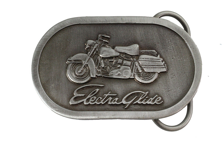 V-Twin Electra Glide Belt Buckle - Retro Motorcycle Belt Buckle Inspired by 1980s and 1990s Styles
