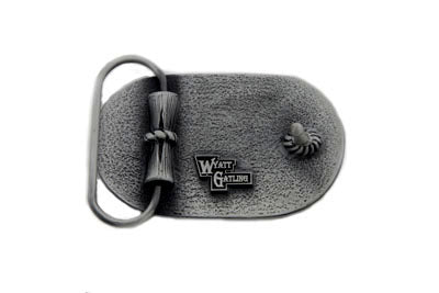 V-Twin Duo Glide Belt Buckle - Retro 1980s and 1990s Style Accessory