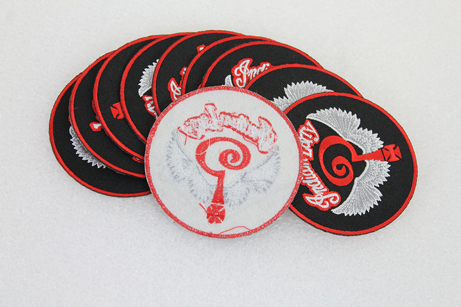 V-Twin Indian Larry Patch Set – Pack of 10, 3-inch Decorative Motorcycle Patches