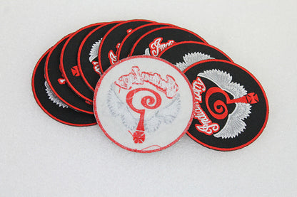 V-Twin Indian Larry Patch Set – Pack of 10, 3-inch Decorative Motorcycle Patches