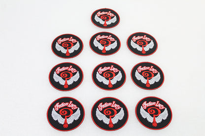 V-Twin Indian Larry Patch Set – Pack of 10, 3-inch Decorative Motorcycle Patches