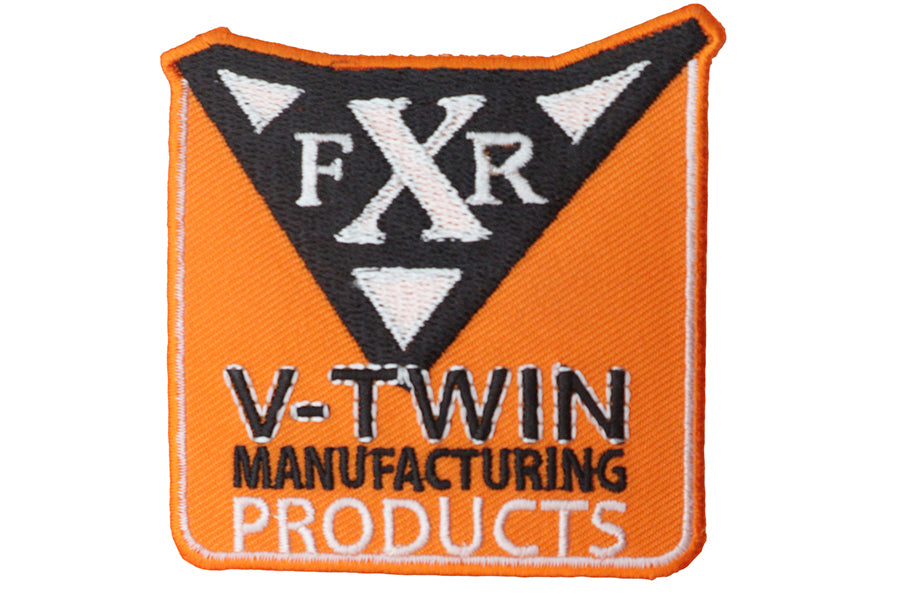 V-Twin FXR Patch Set - Indian Larry Style Decorative Patches for Motorcycle Jackets and Apparel
