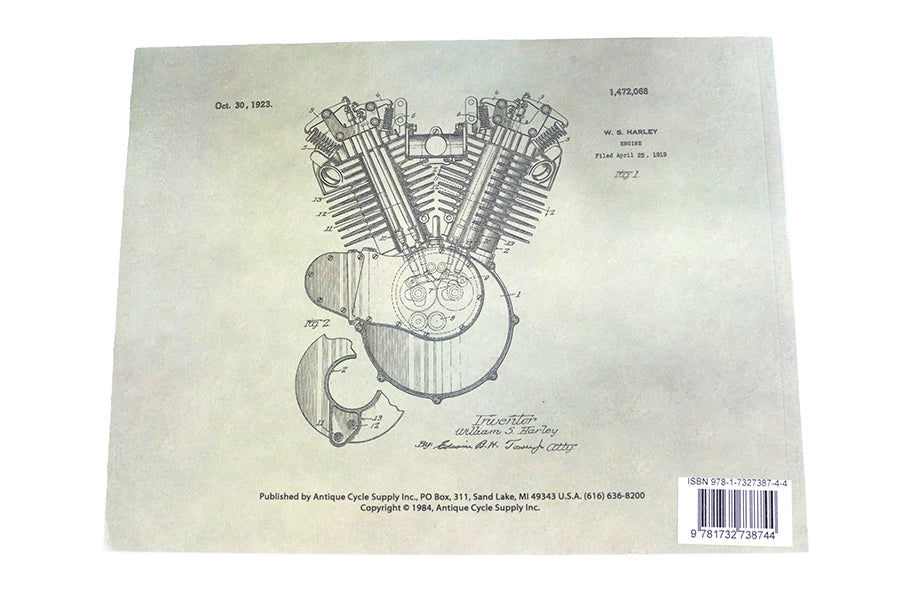 V-Twin Parts Book for 1909-1932 Harley Davidson V-Twins
