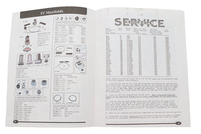V-Twin 1930-1965 Linkert Carburetor Parts Book for Harley Davidson FL Models