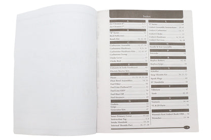 V-Twin 1930-1965 Linkert Carburetor Parts Book - Harley Davidson Repair Manual
