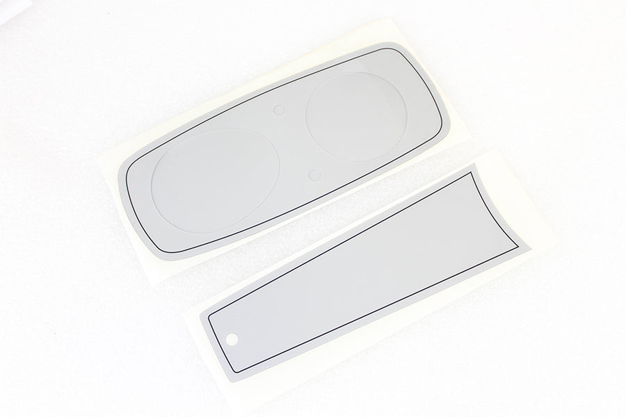 V-Twin FXR Dash Decal Set Silver for Harley Davidson FXR Models 1982-1991