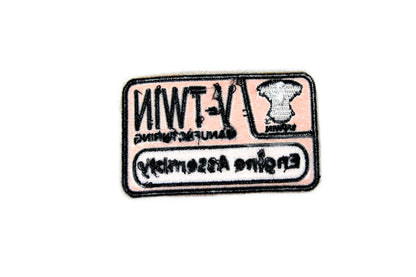 V-Twin MFG Engine Assembly Patch Set - Pair of 3.5-Inch Patches