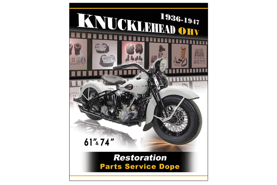 V-Twin Knucklehead Parts Manual for Harley Davidson EL Models (1936-1945)