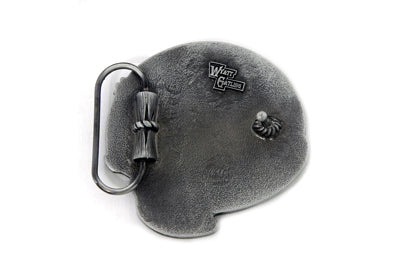 V-Twin Live to Ride 75th Anniversary Belt Buckle - Retro Motorcycle Accessory