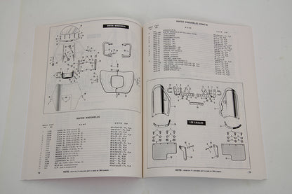 V-Twin Factory Style Manual Set for Harley Davidson Big Twin 1959-1968 FL Models