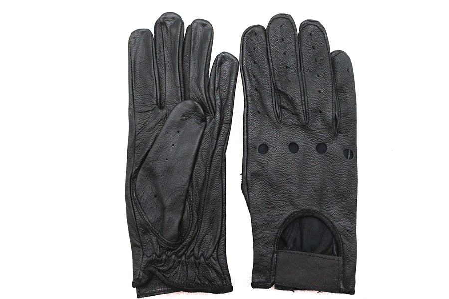 Black Summer Riding Gloves Medium by Brand 100-43