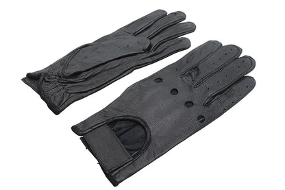 Black Summer Riding Gloves Medium by Brand 100-43