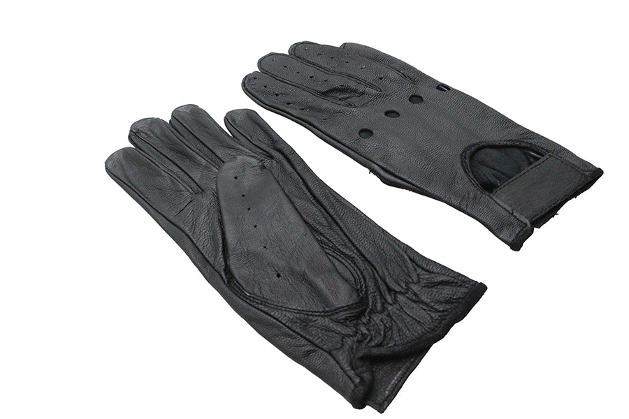 Black Summer Riding Gloves Medium by Brand 100-43