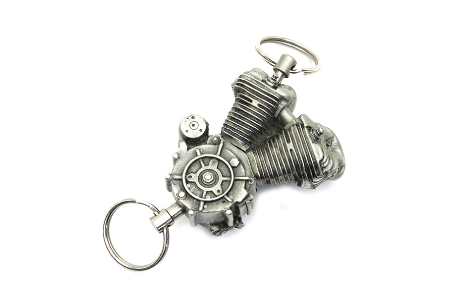 V-Twin Knucklehead Keychain with Multi-Piece Take Apart Design