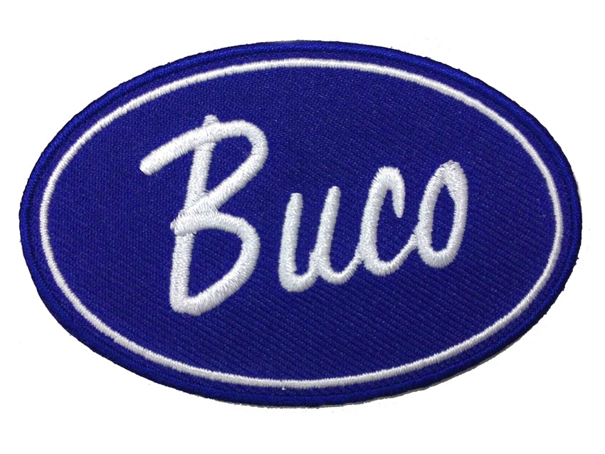 V-Twin Buco Patches Set of Two - 2 Inch Decorative Iron-On Patches