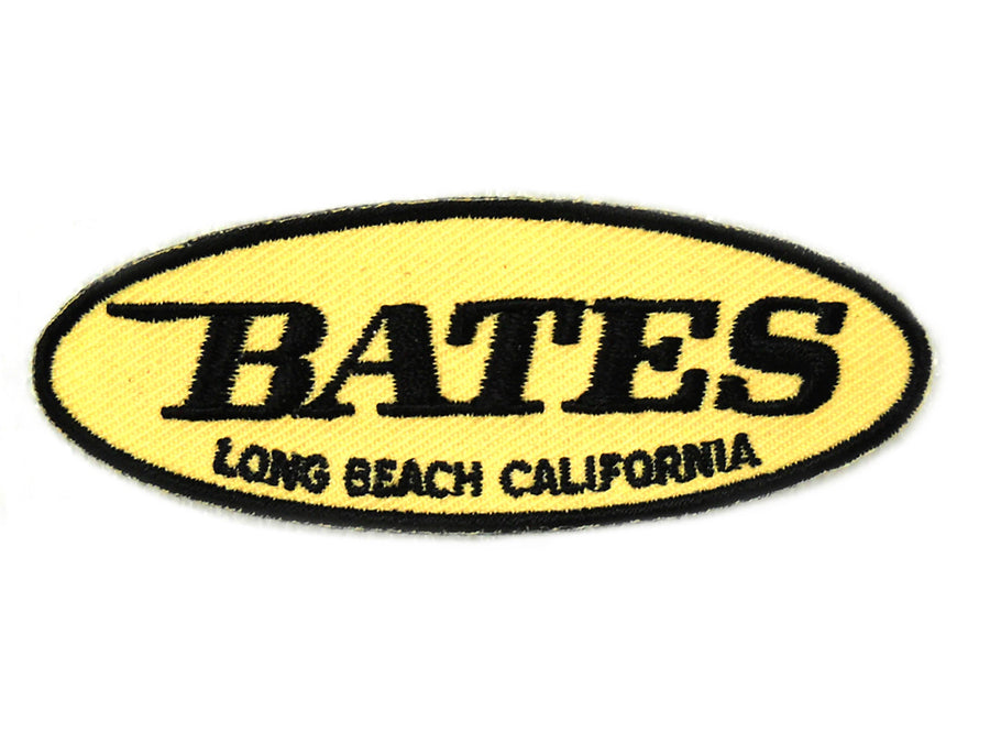 V-Twin Bates Patches Set - Authentic Motorcycle Emblems for Clothing and Gear