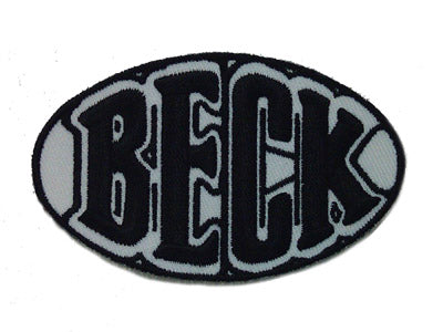 V-Twin Beck Patches Set of Two - 1.85 Inch Iron-On Motorcycle Patch with Adhesive Backing