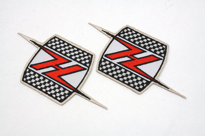 V-Twin InchH Inch Lighting Patch Set - 2 Pack, 2-Inch Wide Iron-On Embellishments