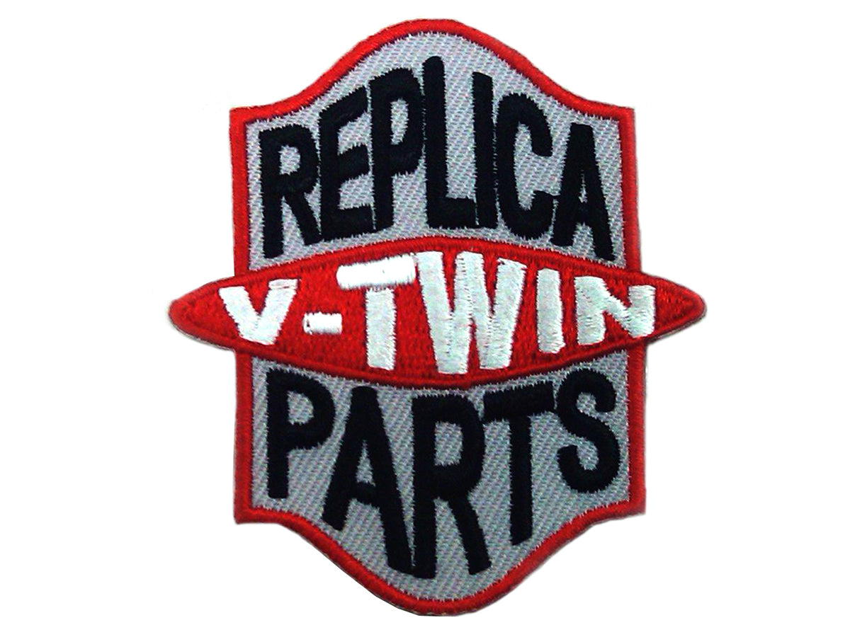 V-Twin Replica Shield Patch Set - Authentic Motorcycle Style Emblems