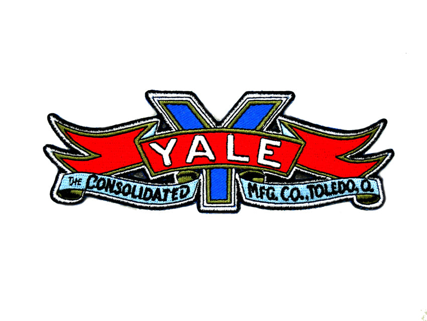 V-Twin Yale Patches Set of Two - Durable Iron-On Motorcycle Patches