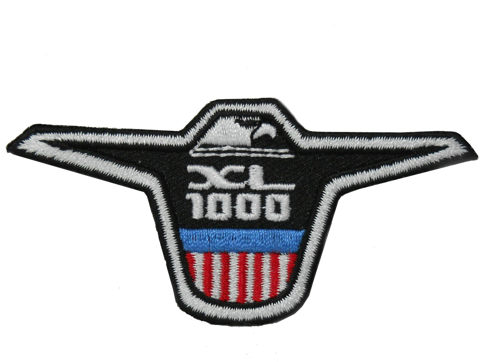 V-Twin XL 1000 Patches Set of Two with Adhesive Backing - Motorcycle Customization